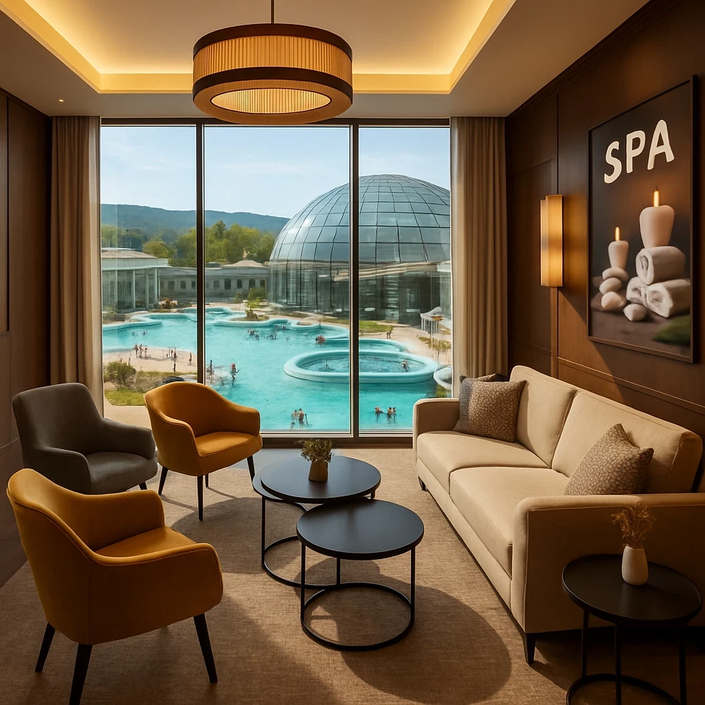 Jakie atrakcje oferuje nowoczesny hotel przy termach?